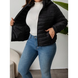 Women'S Simple And Versatile Autumn And Winter Commuting Coat, Jacket.