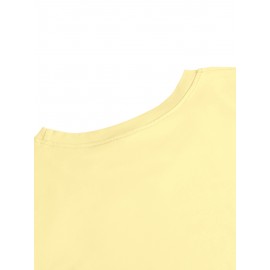 [Stretchy Puerto Rico T-Shirt] Stretchy Polyester Women's Puerto Rico Flag Cartoon Frog Graphic Long Sleeve T-Shirt | Casual Round Neck Top for Spring & Summer Vacation, Machine Washable, Playful Design