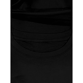 Women'S Casual Long Sleeve Crew Neck Top with Inspirational 